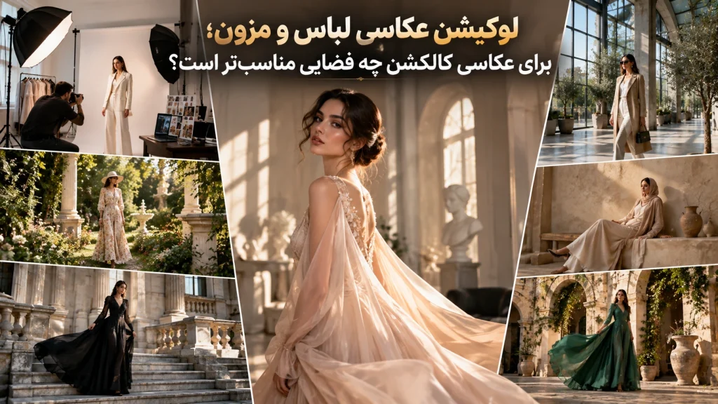 لوکیشن عکاسی لباس و مزون؛ برای عکاسی کالکشن چه فضایی مناسب‌تر است؟