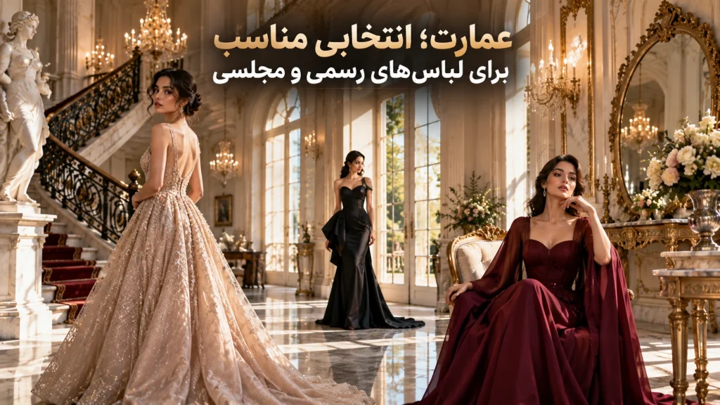 عمارت؛ انتخابی مناسب برای لباس‌های رسمی و مجلسی